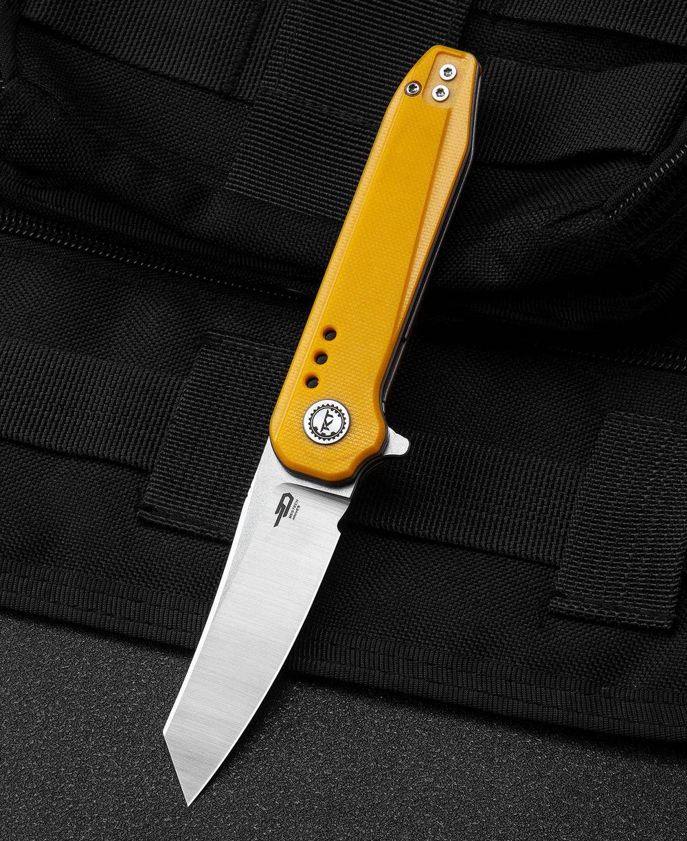 BESTECH SYNTAX 14C28N钢 G10手柄 BG40B 黄色 455