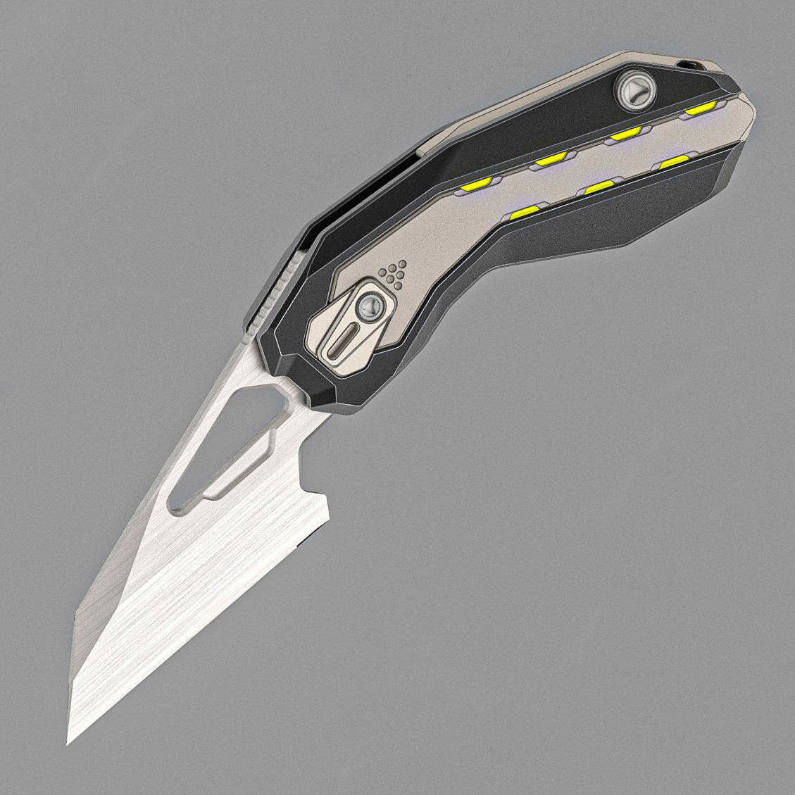 Sao Knife 将军 手工拉丝DLC黑 M390钢 钛柄 SK2602C 黑色 2100