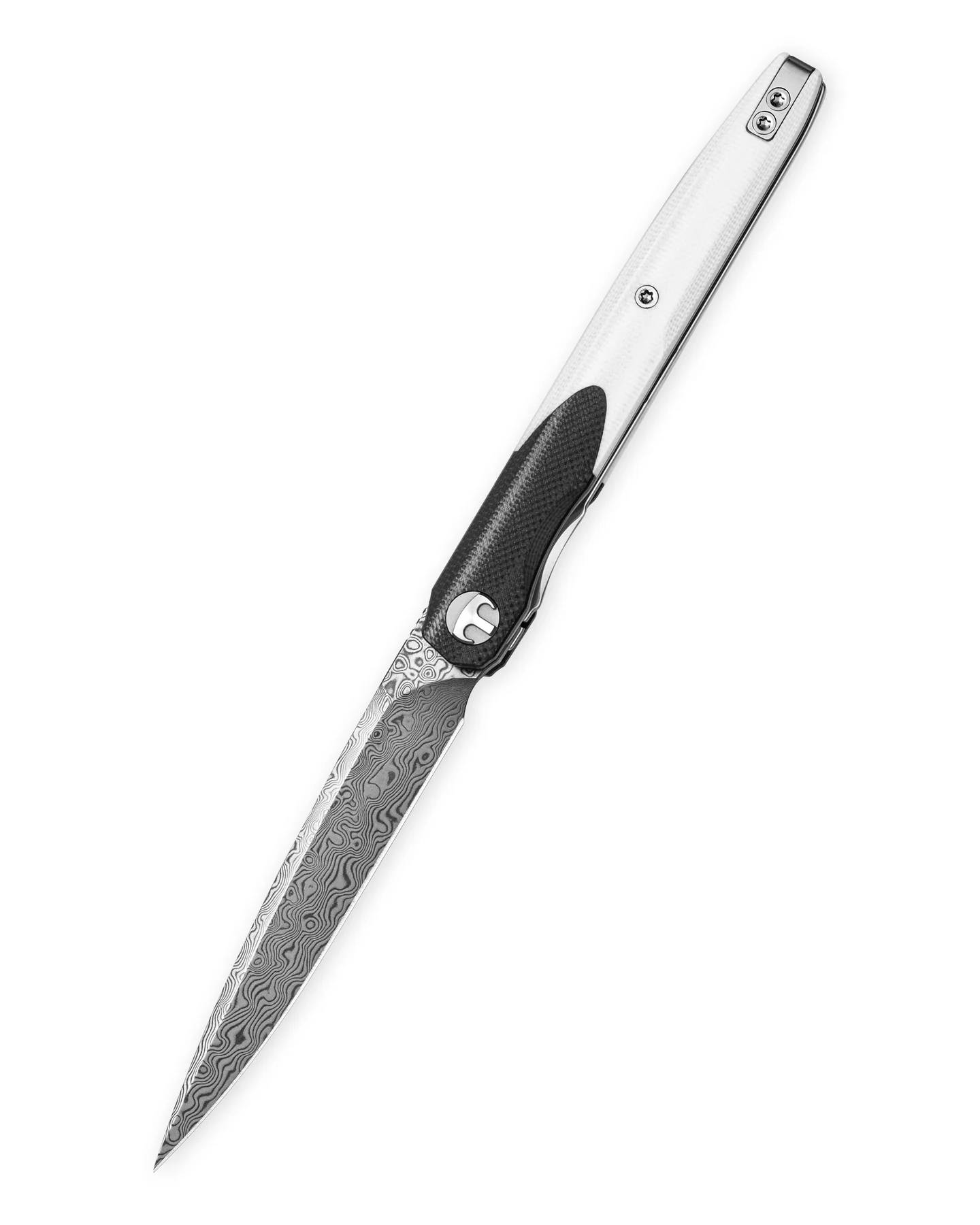 BESTECHMAN LANZA 大马士革钢 G10手柄 BMK14-D-1 黑色+白色 384