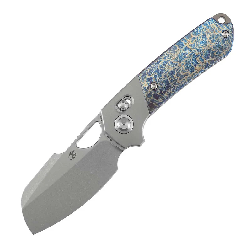 Kansept Nahual Magnacut钢 钛合金手柄 K2125V5 蓝色+灰色 1504