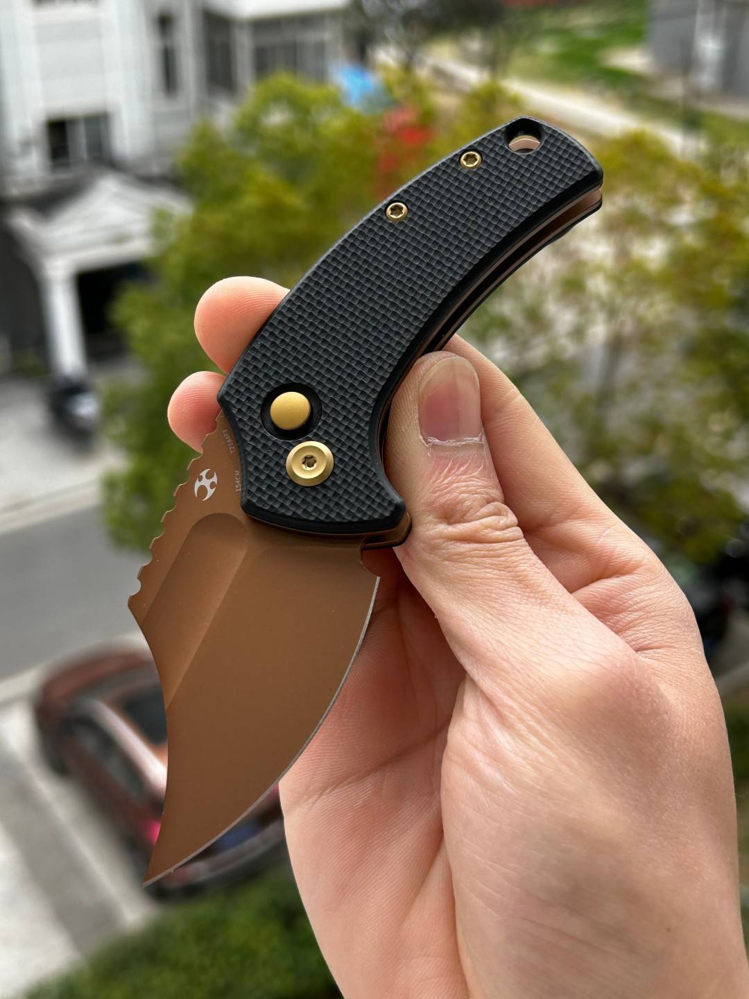 Kansept Wasp 154CM钢 G10手柄 T2144F3 黑色 531