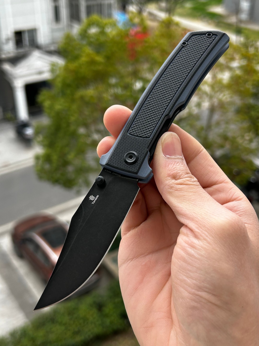 Tenable Bison Nitro V钢 G10手柄 B2108A2 黑灰色 440