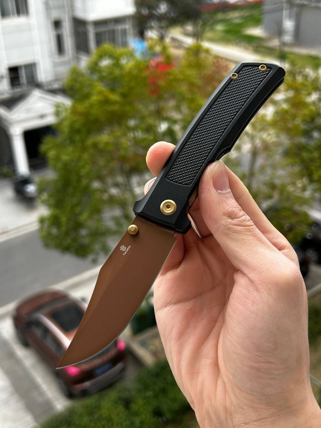 Tenable Bison Nitro V钢 铝制手柄 B2108A3 黑色 482