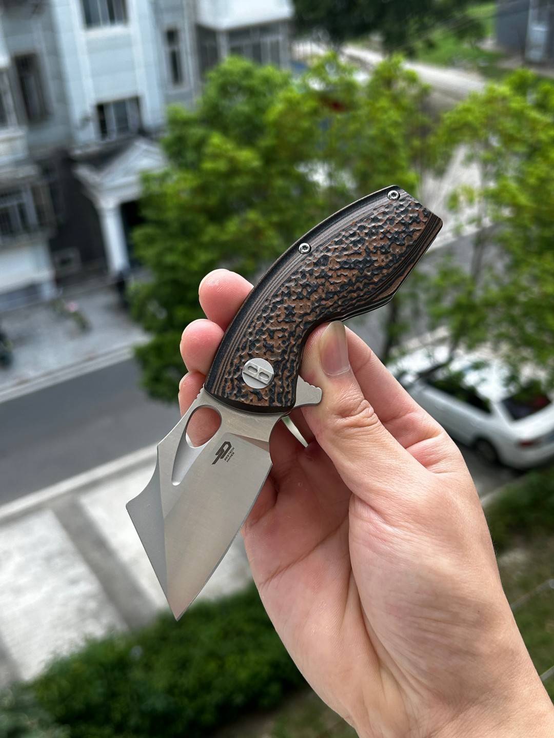 Bestech Lizard D2钢 G10手柄 BG39A 黑色+橙色 364
