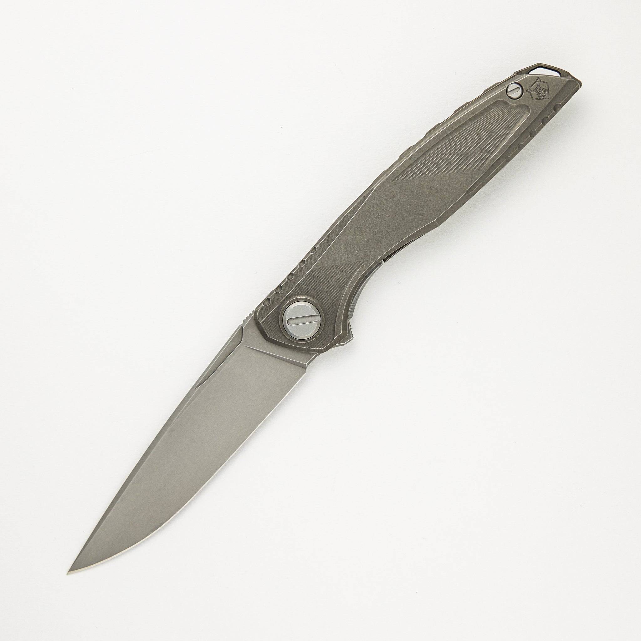 Shirogorov 熊头 Astrum/关星 钛合金柄 M390钢 石洗表面 MRBS轴承 14800