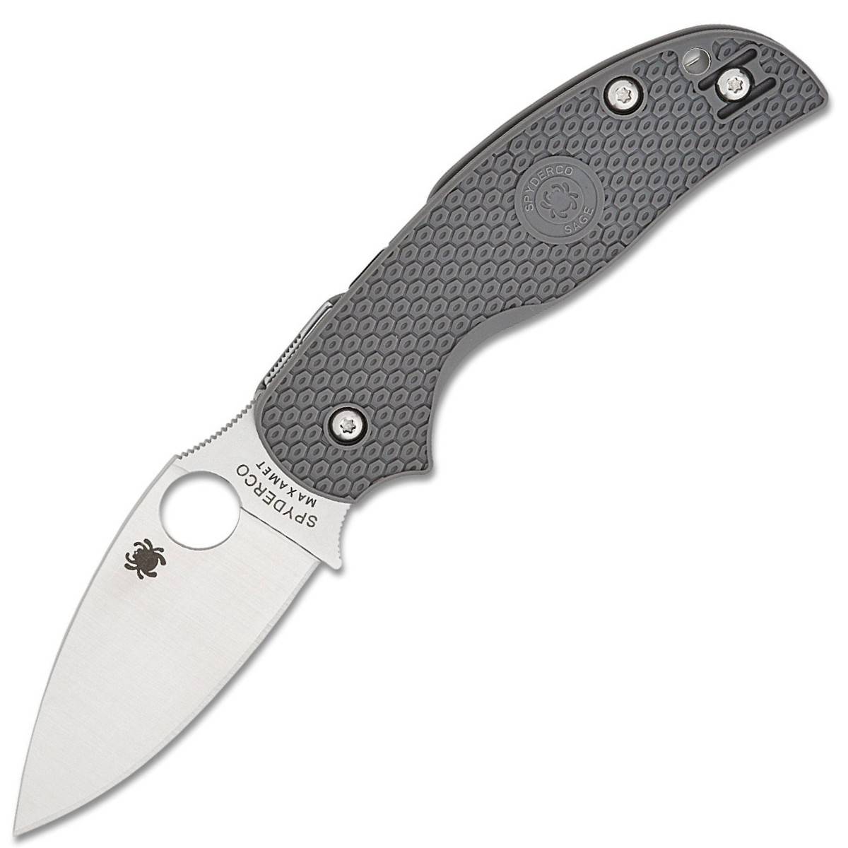 Spyderco Sage 5 Maxamet钢 FRN手柄 C123PGY 灰色 2000