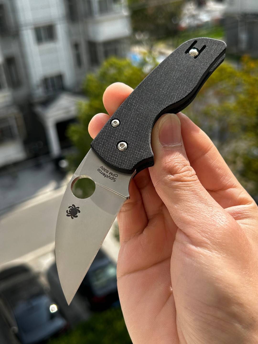 Spyderco  C230GPWC  CPM S30V钢   G-10手柄   黑色  1300