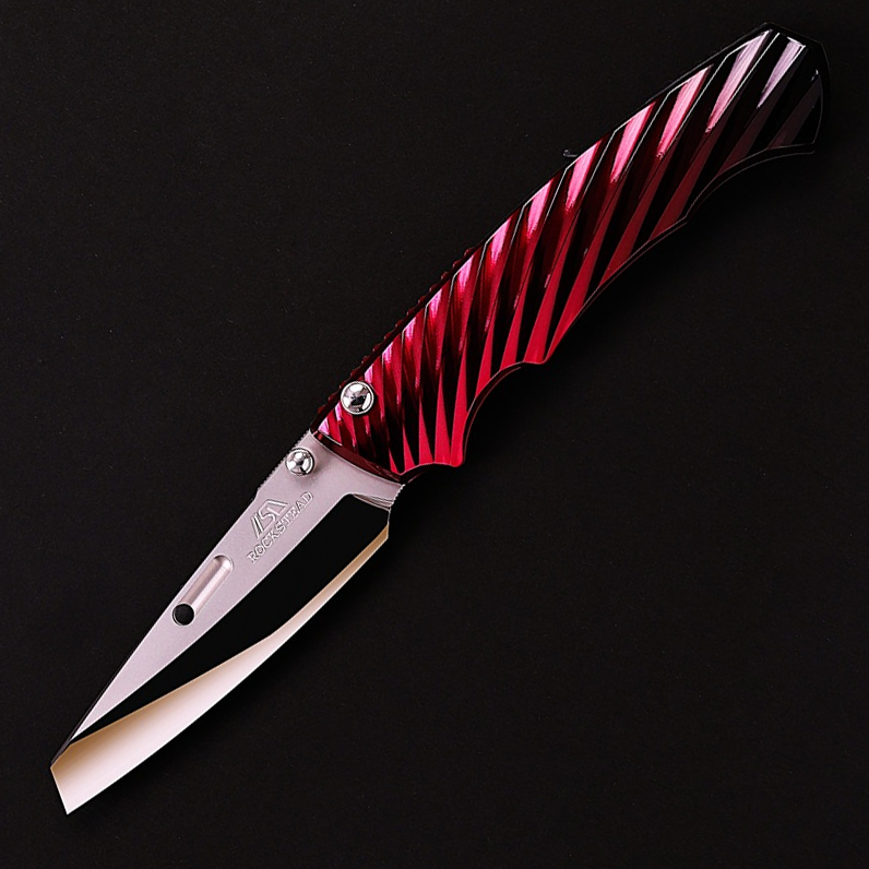 Rockstead RYO H-ZDP (AWR) 花田洋 良 ZDP-189钢 钛柄 酒红 15800