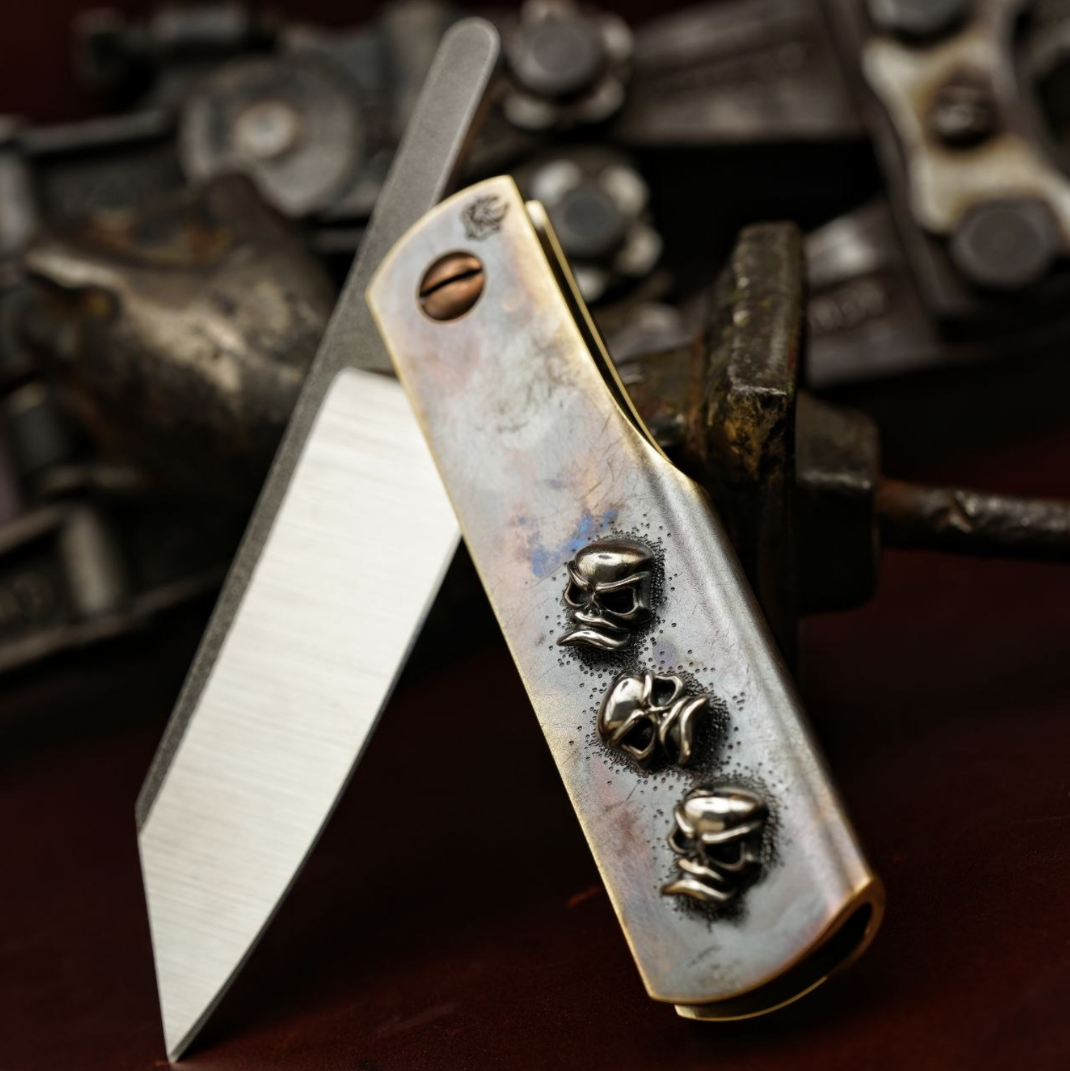 Cpprhd 俄罗斯铜斑蛇 肥后守型折刀 定制 One Off 拍卖款