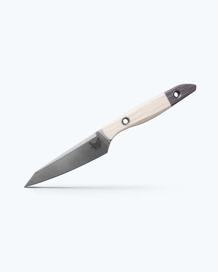 Benchmade Custom True Paring Knife CPM-154钢 G10+Richlite+碳纤维手柄 4045-cstm 白色+黑色 1925