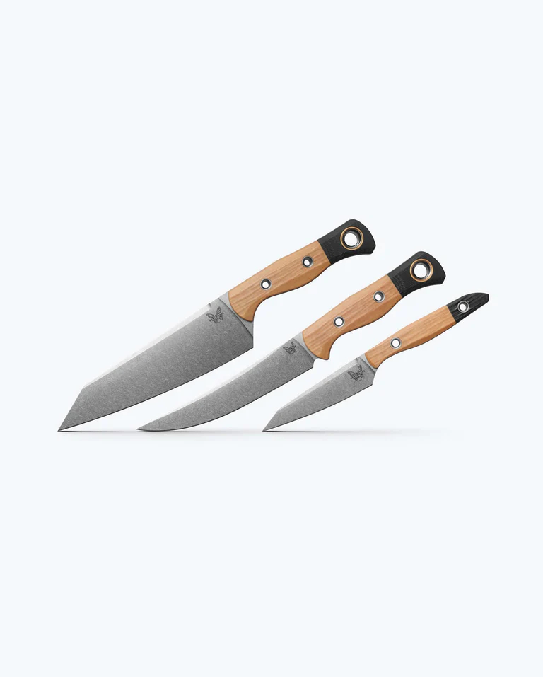 Benchmade 3 Piece Set CPM-154钢 G10+Richlite手柄 4005-02 白色+黑色 1925