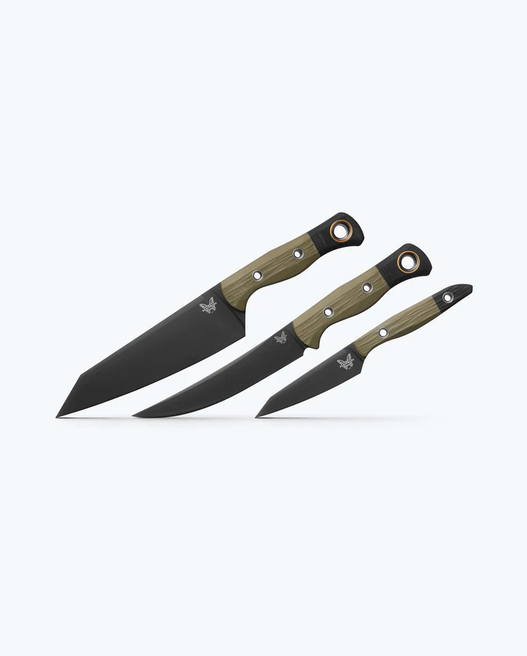 Benchmade 3 Piece Set CPM-154钢 G10手柄 4005BK-01 绿色+黑色 6300