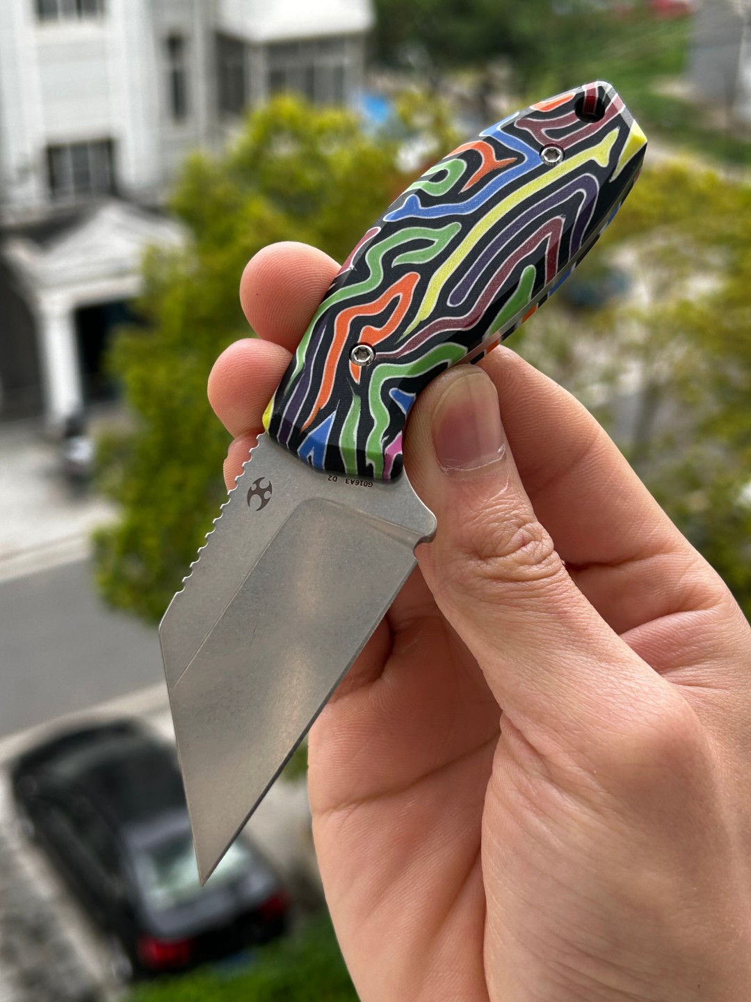 KANSEPT Siafu D2钢 G-mascus手柄 G016A3 彩色 349