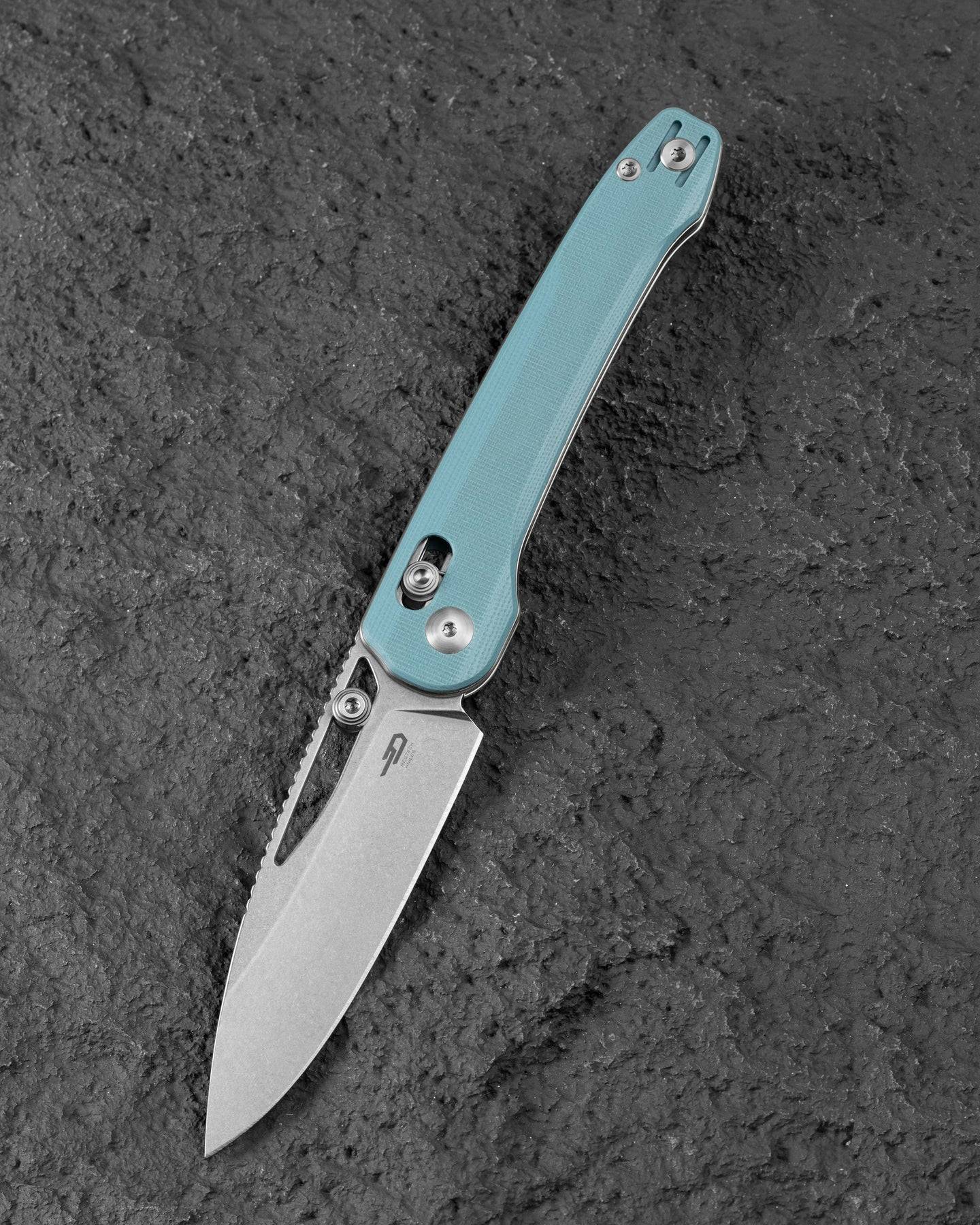 BESTECH COBBER 14C28N钢 G10手柄 BG68C 迷雾蓝 490