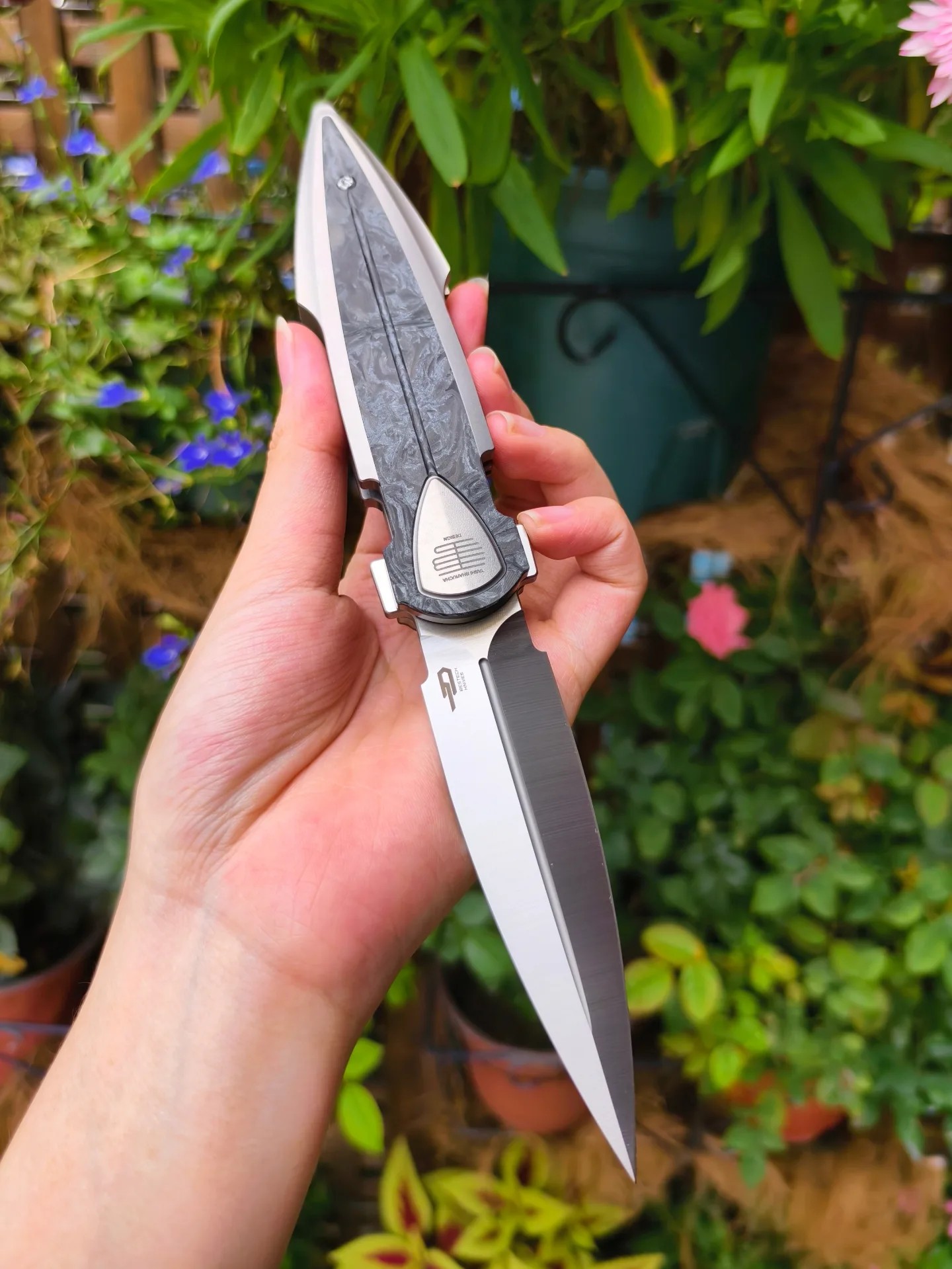 预售 Bestech Knives M390钢 钛柄