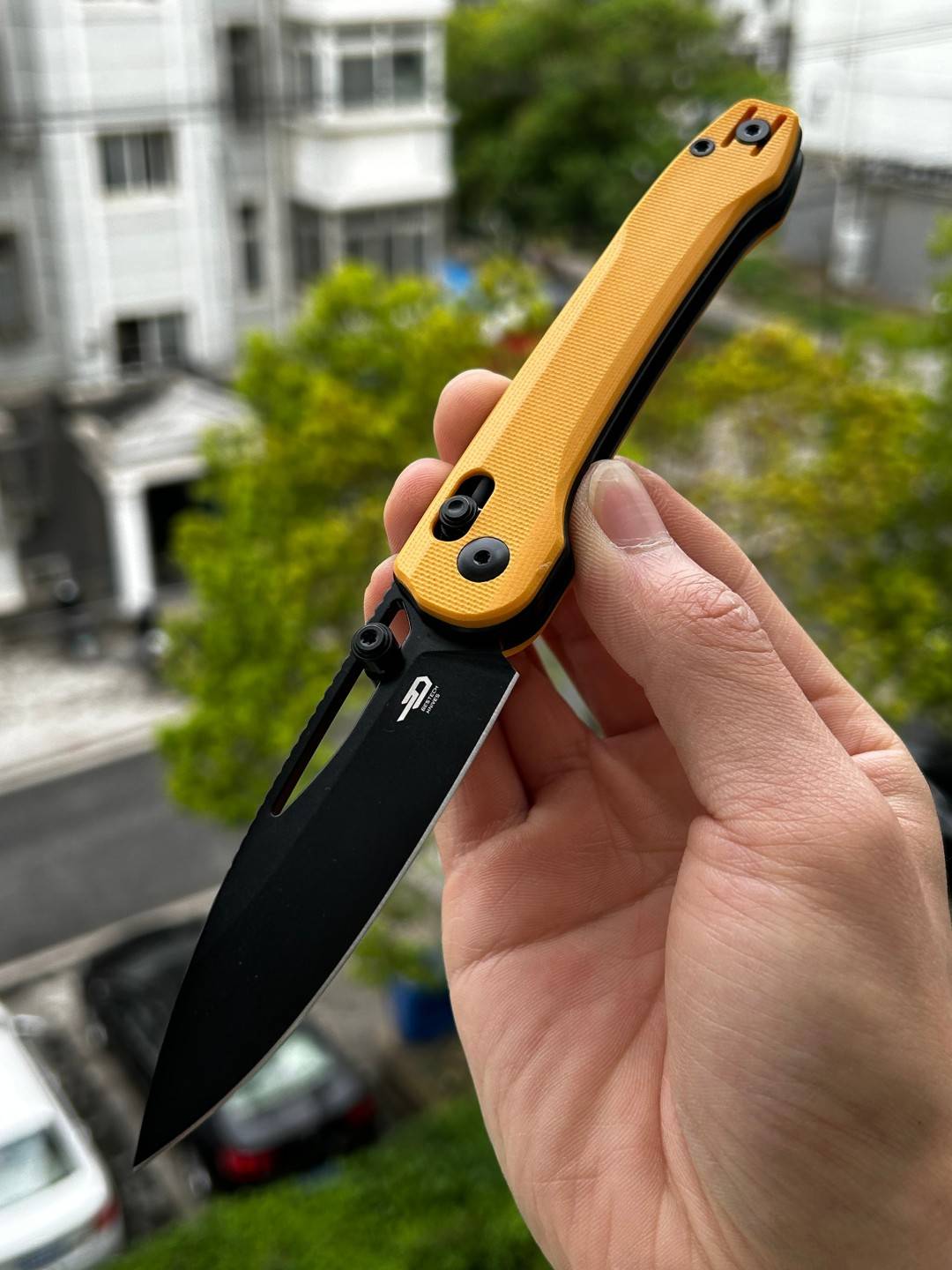 BESTECH COBBER 14C28N钢 G10手柄 BG68E 黄色 490