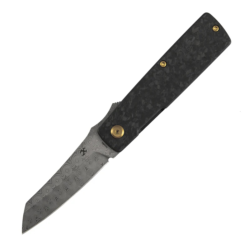 Kansept Higonokami 大马士革钢 碳纤维手柄 T2135A1 黑色 909