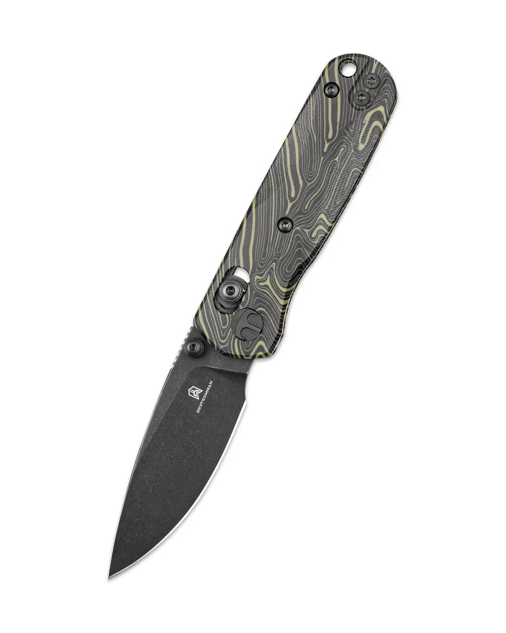 BESTECHMAN SPRITE M390钢 G10手柄 BMK21F 黑色+绿色 735