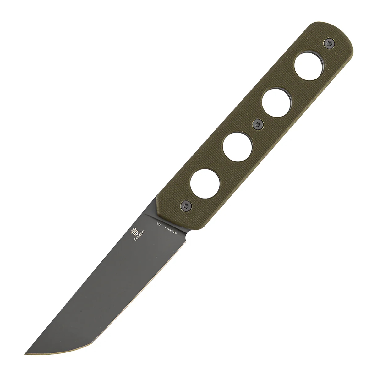 Tenable Foosa Fixed D2钢 G10手柄 G2020A4 橄榄绿色 279