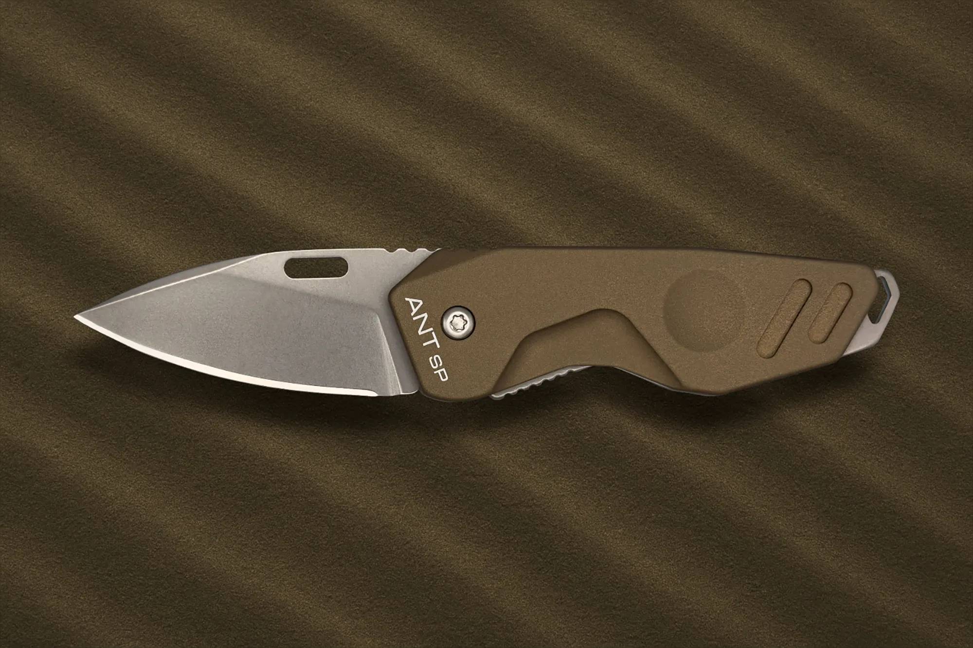 Extrema Ratio ANT SP TACTICAL MUD STONE WASHED 极端武力 ANT SP 沙色铝柄 N690钢 石洗表面 04.1000.0469/SW/TM 900