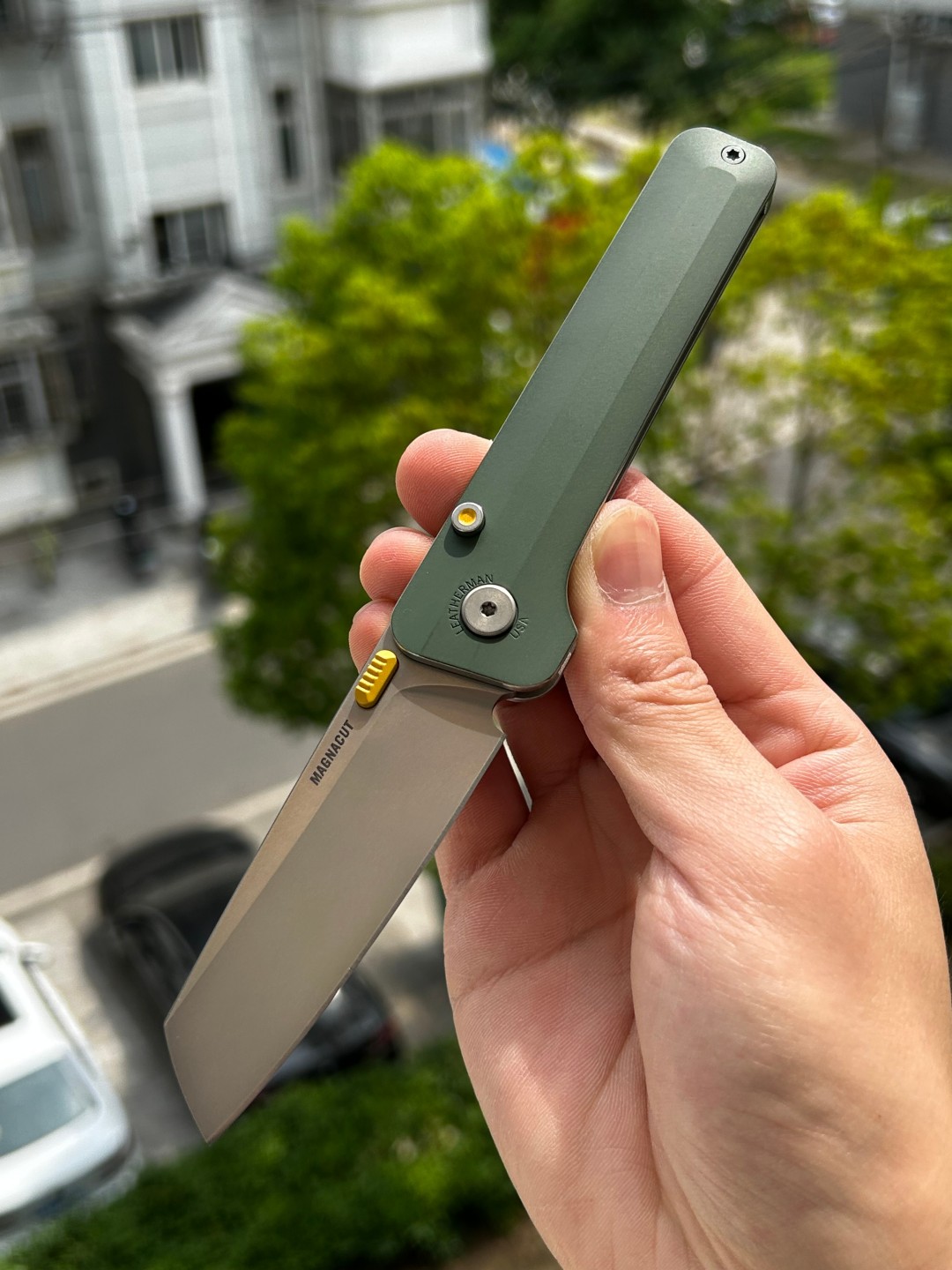 Leatherman Glider MagnaCut钢 滑翔机 416不锈钢手柄 833426 秋葵色 2100