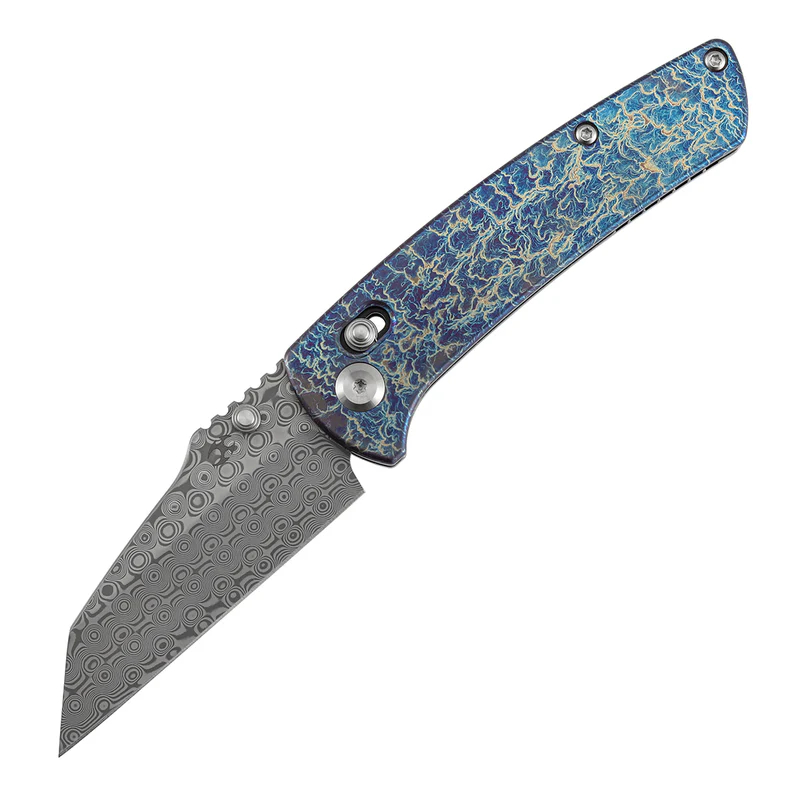 KANSEPT Main Street 大马士革钢 钛合金手柄 K1015V6 蓝色 1182