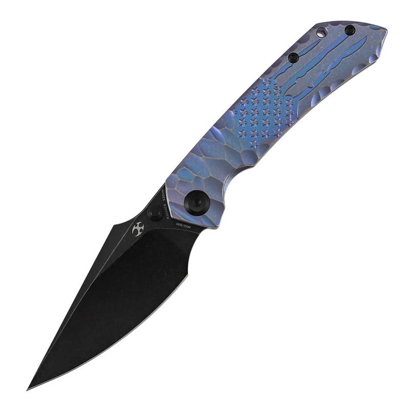 KANSEPT Fenrir CPM S35VN钢 钛合金手柄 K1034C6 紫色 1735
