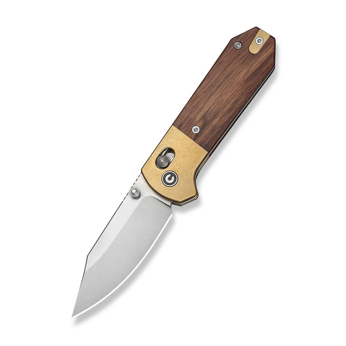 CIVIVI Yonder Clip Point 14C28N钢 Guibourtia木制手柄 C25026-1 木色+黄色 559