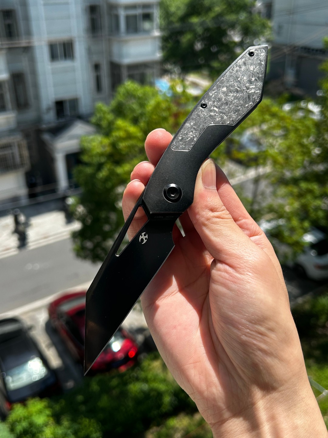 Kansept STRIP Magnacut钢 碳纤维+钛手柄 K1113A1 黑色 1623