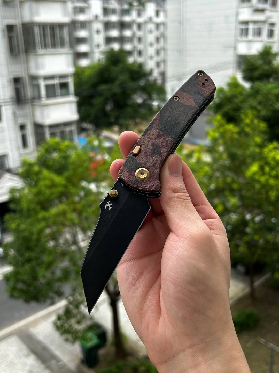 Kansept Main Street Elmax钢 米卡塔柄 K1015H1 红色 1180