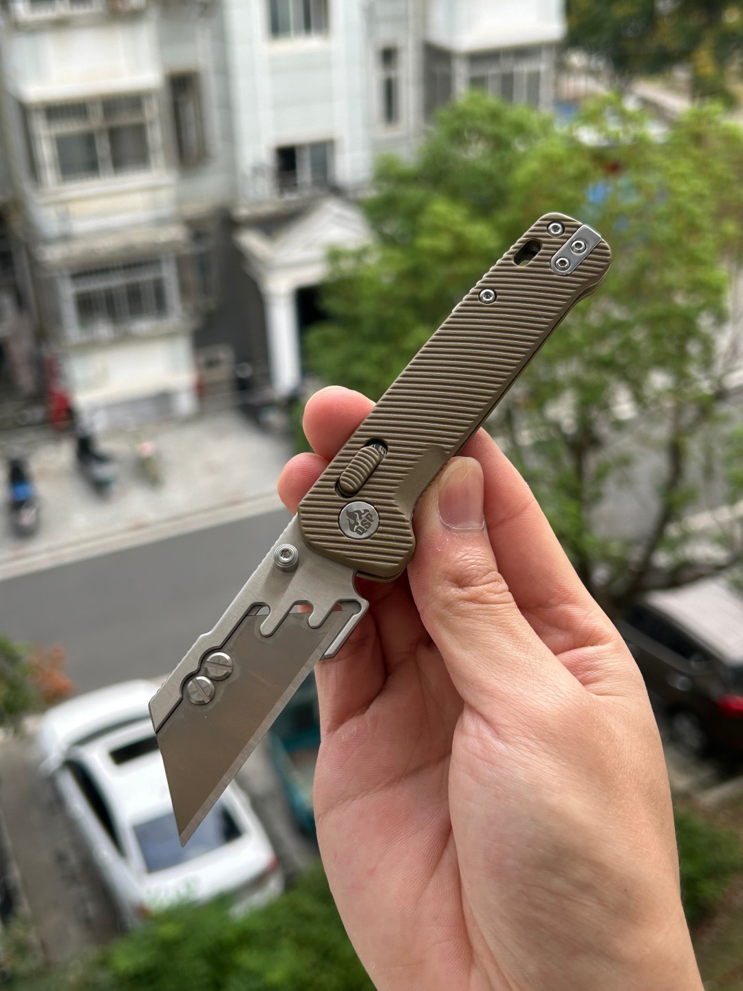 QSP Penguin Workmate  折叠美工刀 QS130UT-C 棕色 348