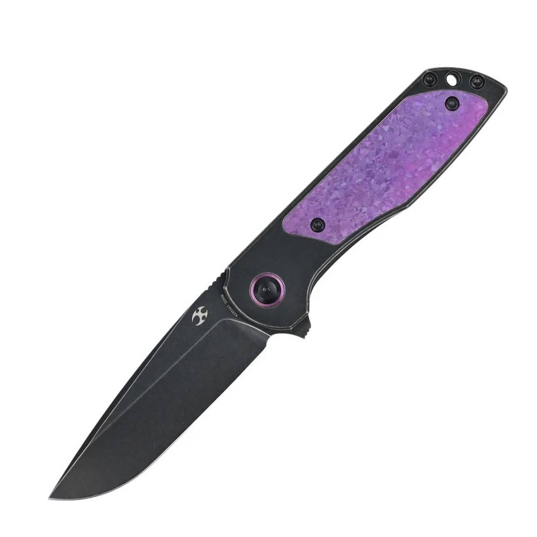 Kansept Ptarmigan CPM-S35VN钢 钛合金手柄 K2055A3 紫黑色 1550