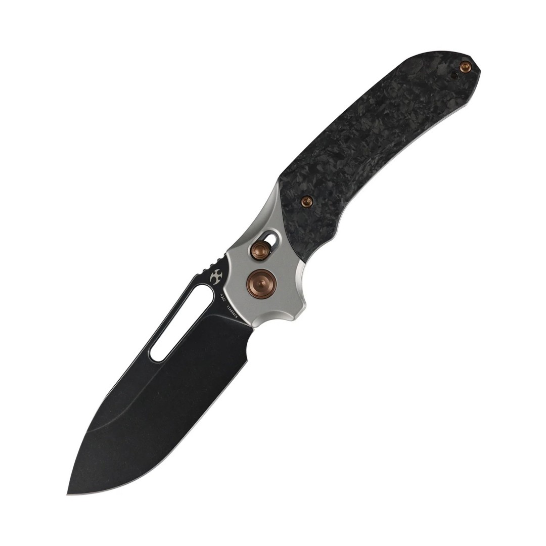Kansept K1099V11 Quasar CPM-20CV钢 钛合金和碳纤维手柄 黑色 1720